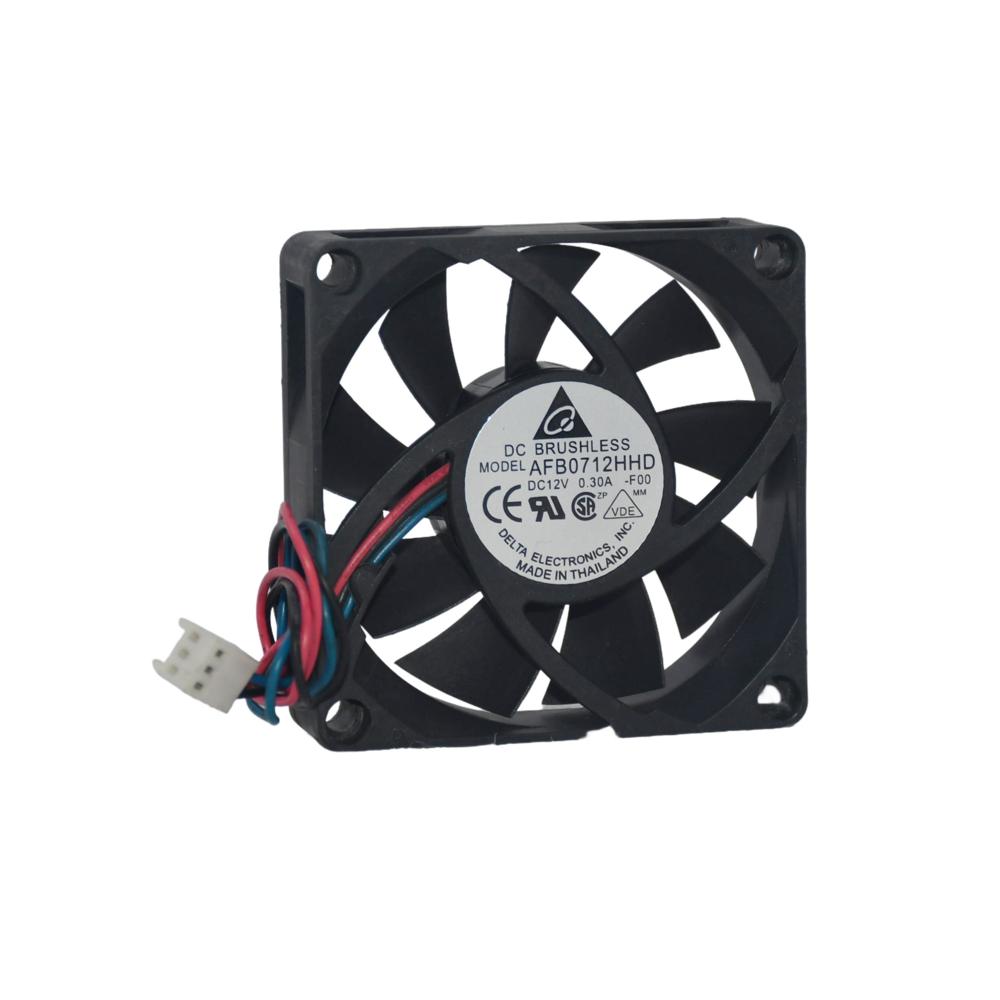 Delta AFB0712HHD 7020mm 12V 0.25A 3000rpm Ball Bearing Plastic Blade Supported Inverter Fan