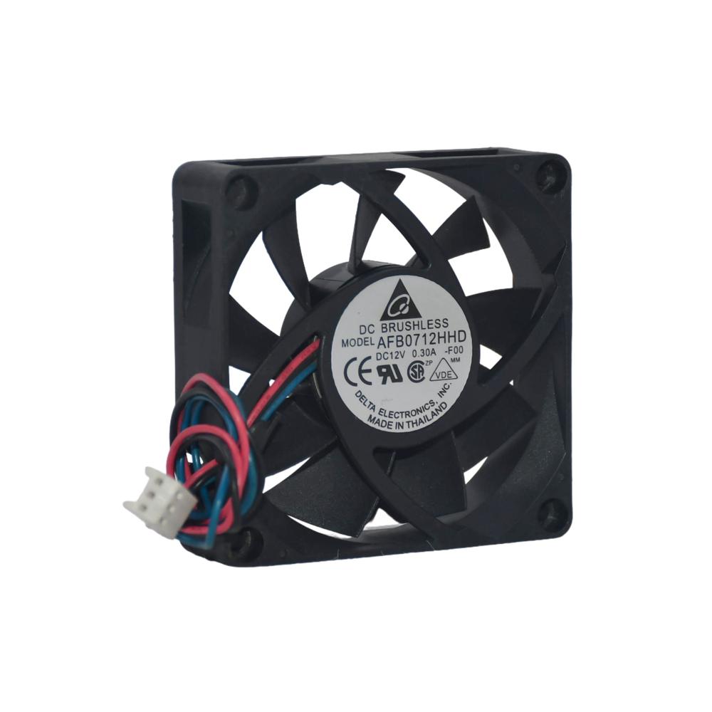 Delta AFB0712HHD 7020mm 12V 0.25A 3000rpm Ball Bearing Plastic Blade Supported Inverter Fan 