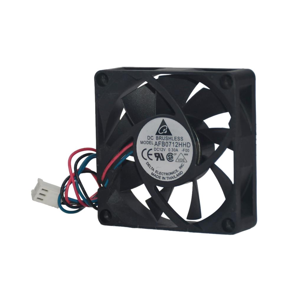 Delta AFB0712HHD 7020mm 12V 0.25A 3000rpm Ball Bearing Plastic Blade Supported Inverter Fan 