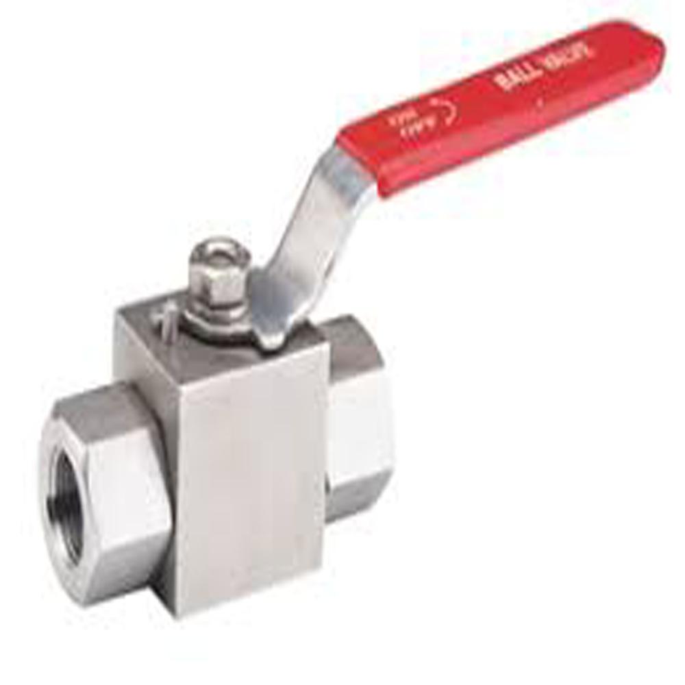Ball Valve - Cast Iron, Standard Size, Vibrant Blue | Polished Finish, Medium Pressure, Ideal For Water-based Media In Commercial Applications