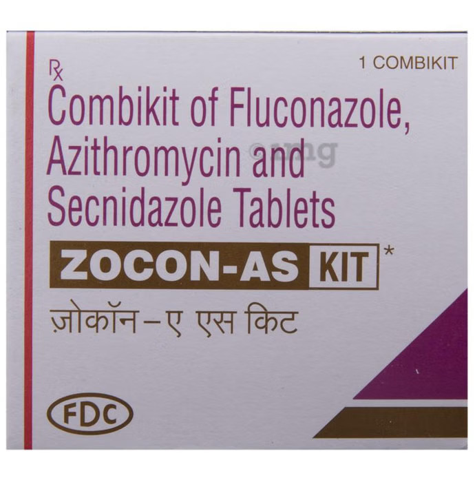 Fluconazole, Azithromycin & Secnidazole Tablets Combikit