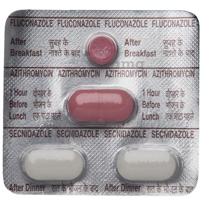 Fluconazole, Azithromycin & Secnidazole Tablets Combikit - Drug Type: General Medicines