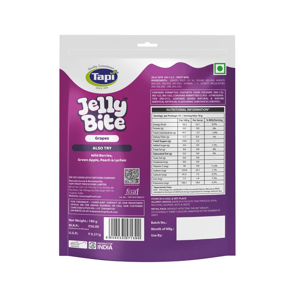 Grapes Jelly Bite - Flavor: Sweet