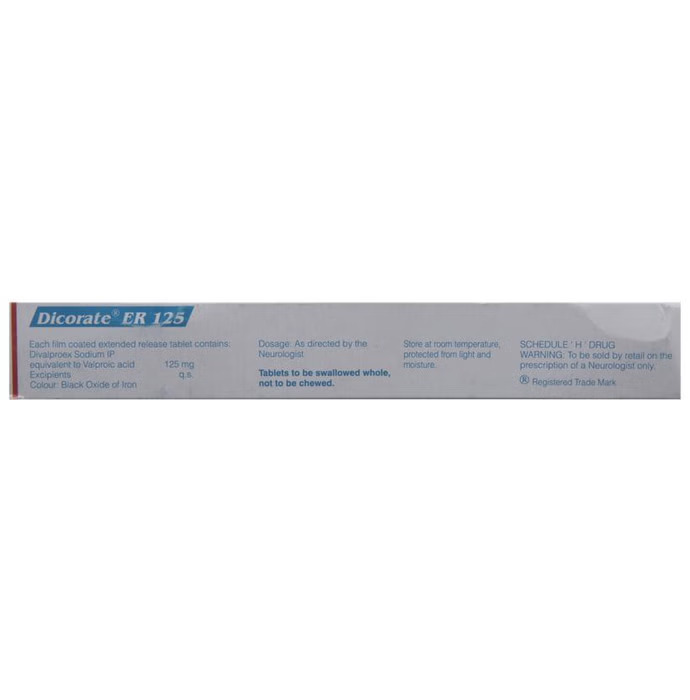 Divalproex Sodium Extended Release Tablets