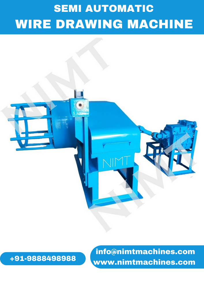 Semi Automatic Wire Drawing Machine - Inlet Diameter: 6 Mm