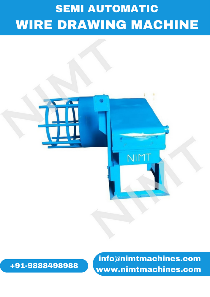 Semi Automatic Wire Drawing Machine - Inlet Diameter: 6 Mm