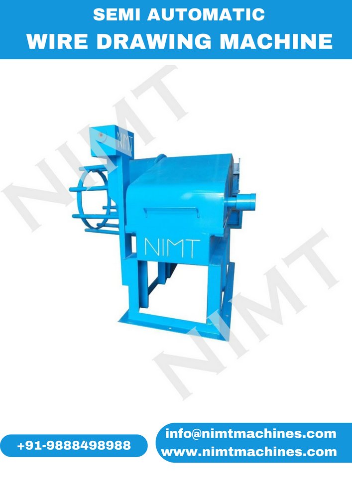 Semi Automatic Wire Drawing Machine - Inlet Diameter: 6 Mm