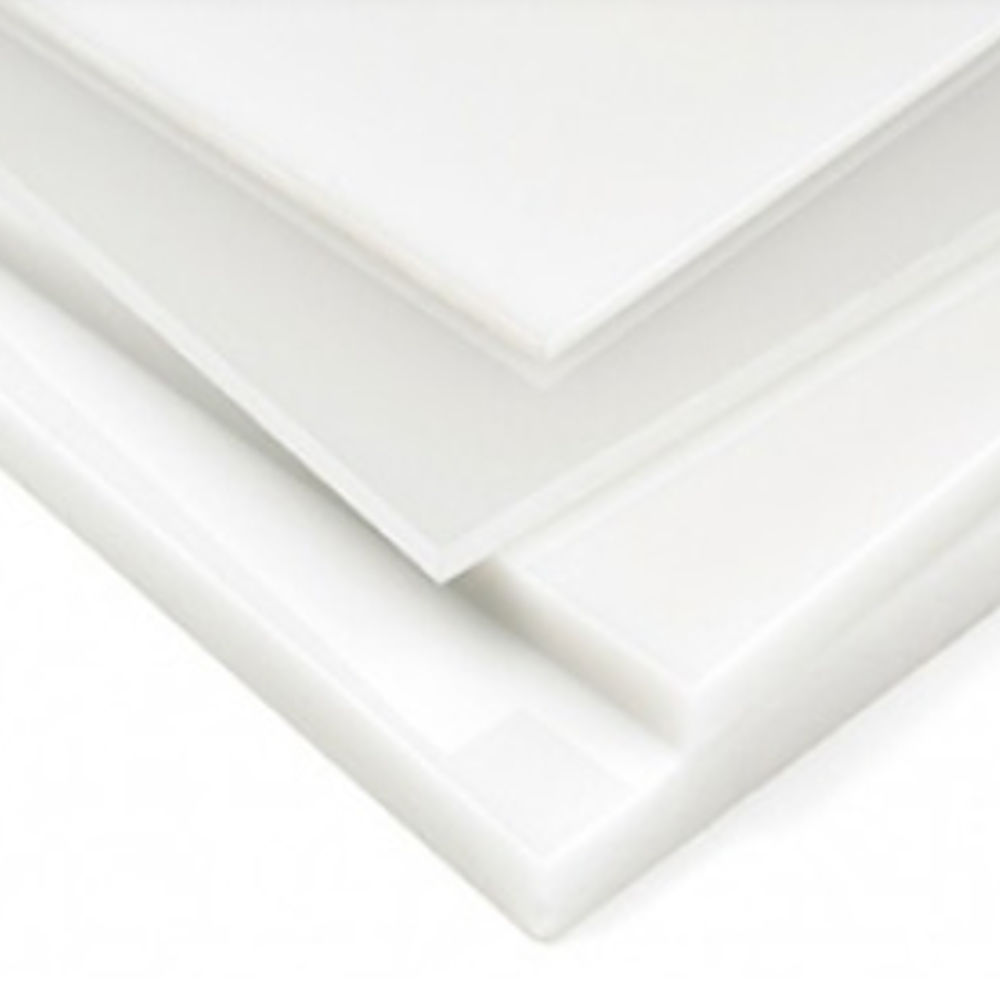 White High Density Polyethylene Sheets - Size: Standard