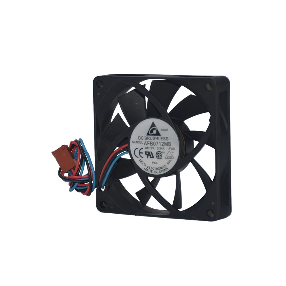 Delta AFB0712MB 12V 0.24A 7015mm 7CM Electric Temperature Control Plastic Axial Flow Cooling Fan