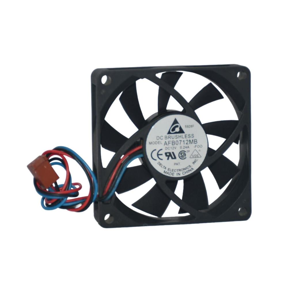 Delta AFB0712MB 12V 0.24A 7015mm 7CM Electric Temperature Control Plastic Axial Flow Cooling Fan