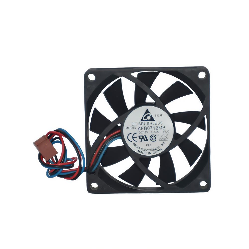 Delta AFB0712MB 12V 0.24A 7015mm 7CM Electric Temperature Control Plastic Axial Flow Cooling Fan