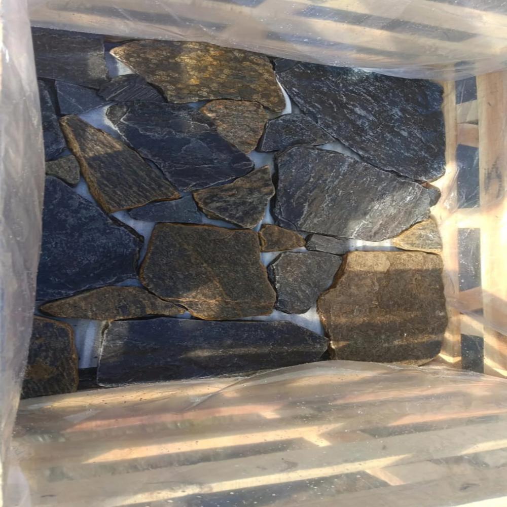Monsoon Black Crazy Sandstone - Application: Floor