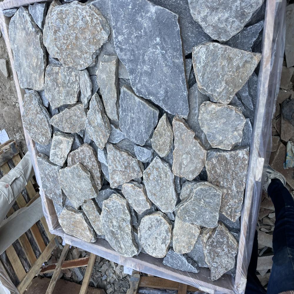 Monsoon Black Crazy Sandstone - Application: Floor