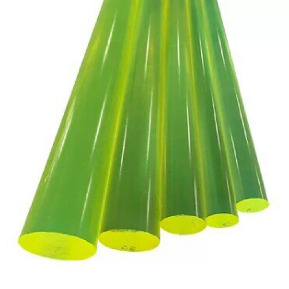 Green Polyurethane Rod - Grade: Industrial Grade