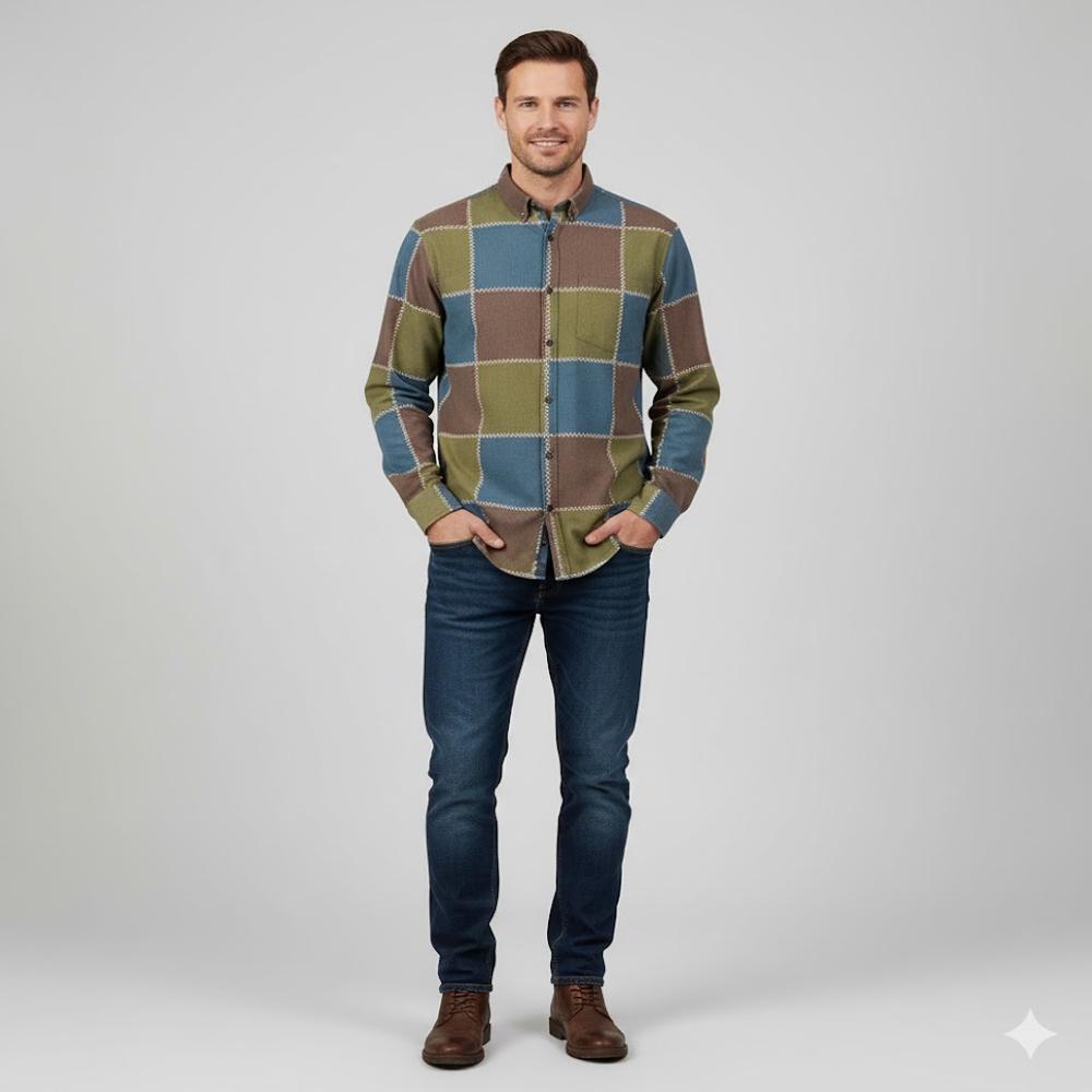 Bemberg Check Shirting Fabric Fabric