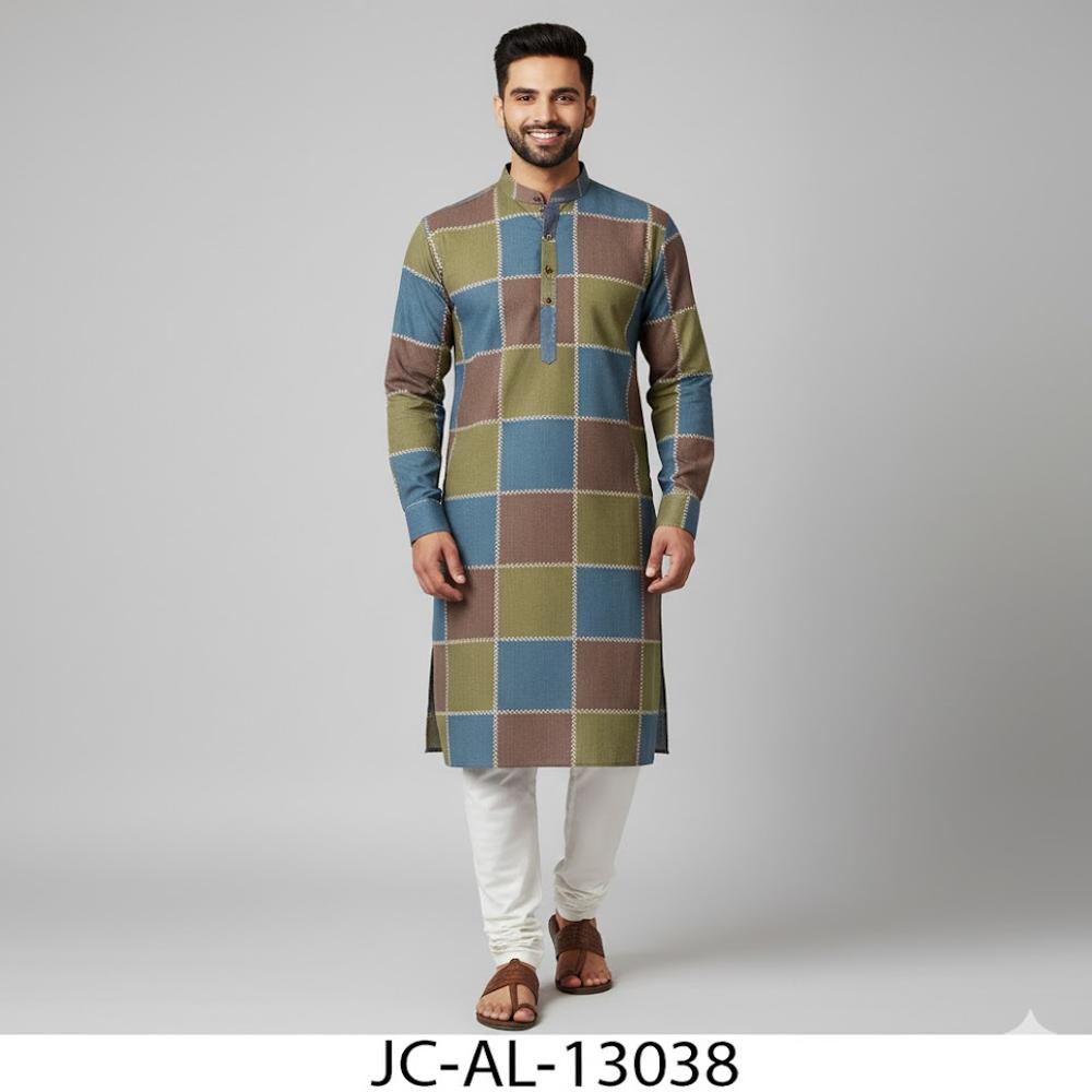 Bemberg Check Shirting Fabric Fabric