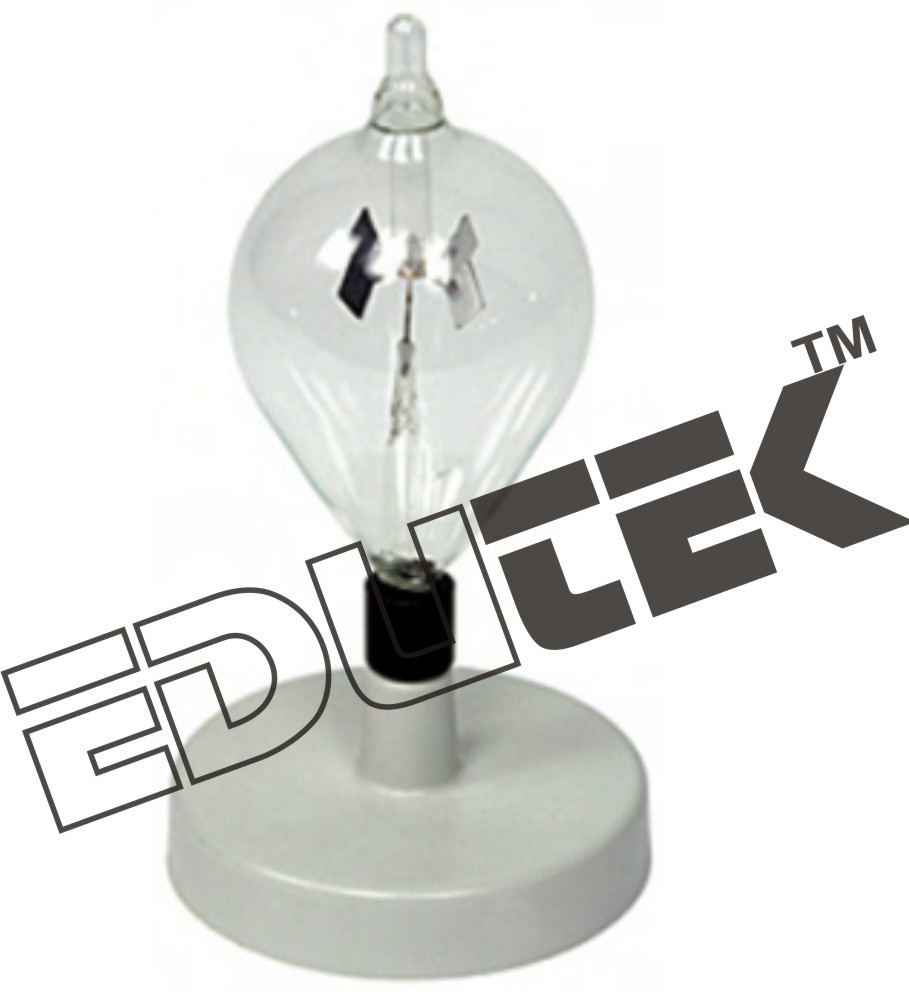 Crookes Radiometer - Glass & Metal, 70 Mm Diameter Bulb | Lightweight Educational Physics Equipment For Demonstrating Light Conversion Into Motion