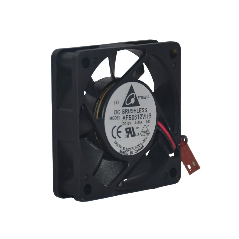 Delta AFB0612VHB Axial Flow 12V Double Ball Bearing Plastic Blades 6015mm Cooling Fan