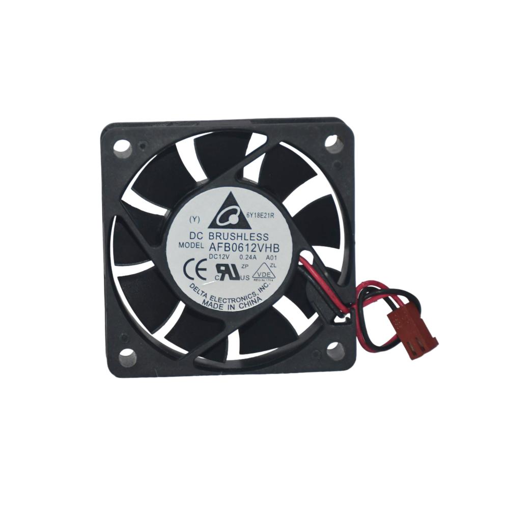 Delta AFB0612VHB Axial Flow 12V Double Ball Bearing Plastic Blades 6015mm Cooling Fan