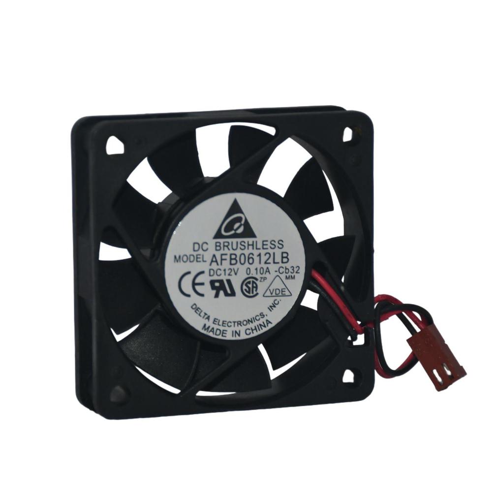 DELTA AFB0612LB 12V DC 0.10A CPU Cooling Fan Ultra-Quiet Ball Bearing Inverter Electric Plastic Blade Cooling Fan