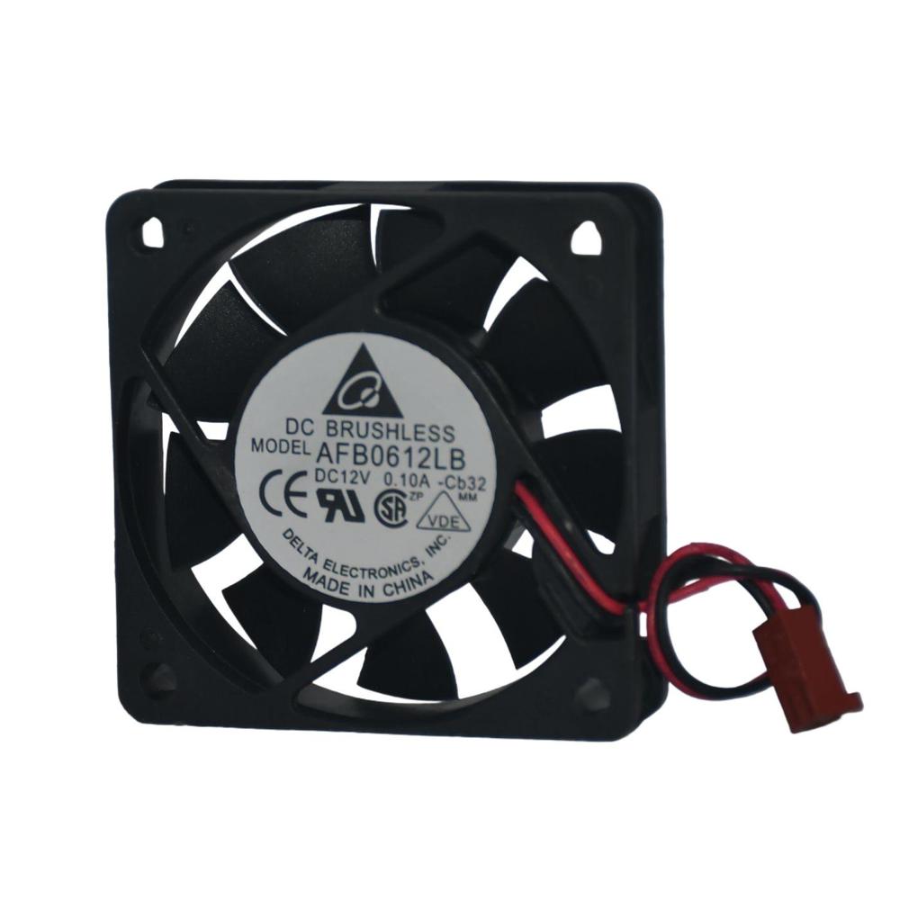 DELTA AFB0612LB 12V DC 0.10A CPU Cooling Fan Ultra-Quiet Ball Bearing Inverter Electric Plastic Blade Cooling Fan