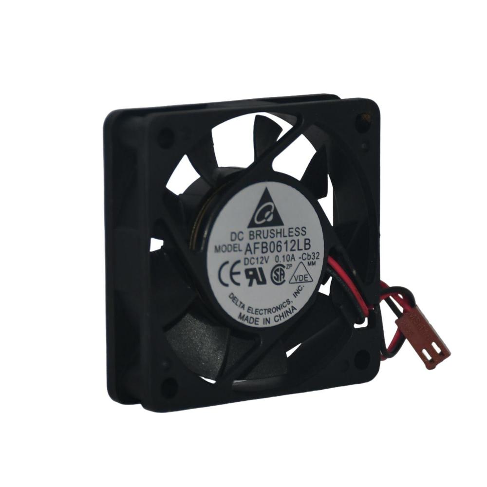 DELTA AFB0612LB 12V DC 0.10A CPU Cooling Fan Ultra-Quiet Ball Bearing Inverter Electric Plastic Blade Cooling Fan