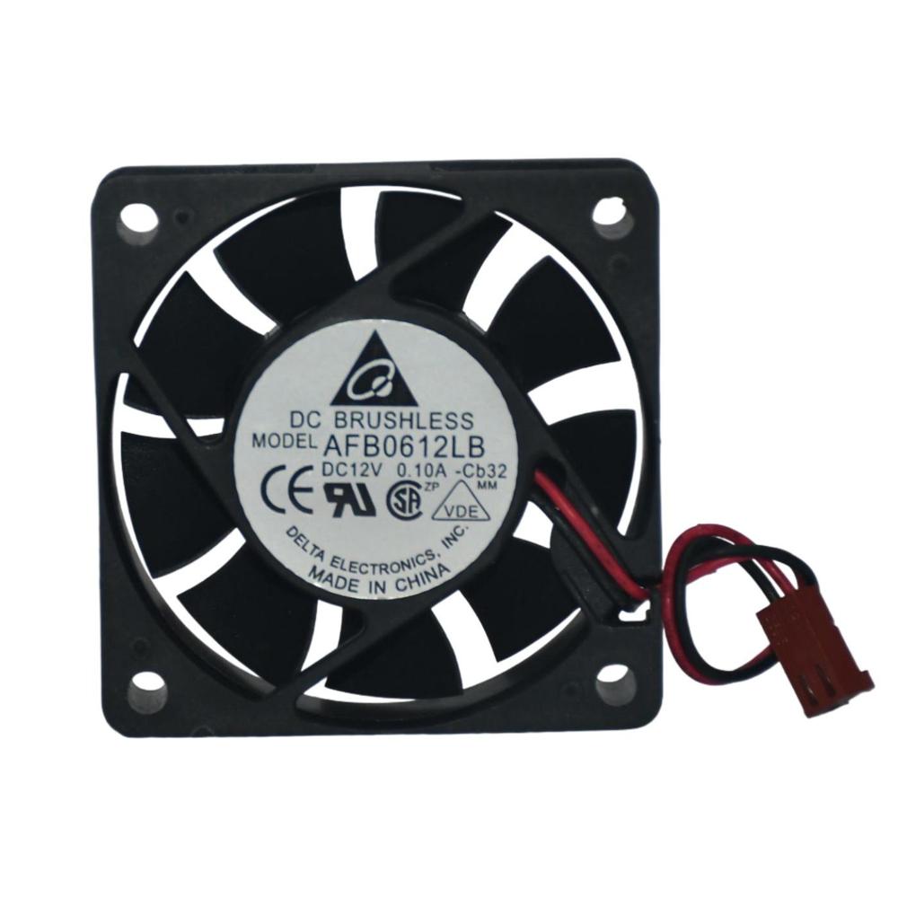 DELTA AFB0612LB 12V DC 0.10A CPU Cooling Fan Ultra-Quiet Ball Bearing Inverter Electric Plastic Blade Cooling Fan