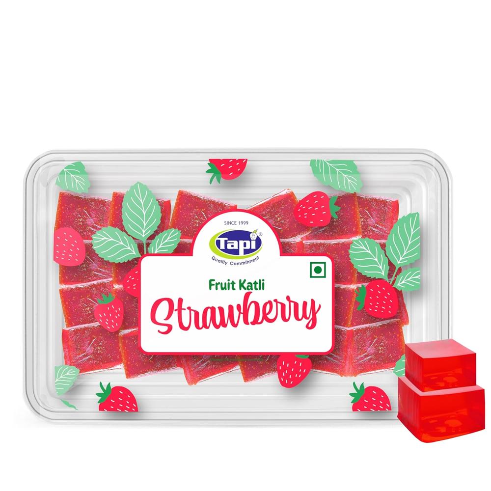 Strawberry Fruit Katli - Additional Ingredient: Pectin