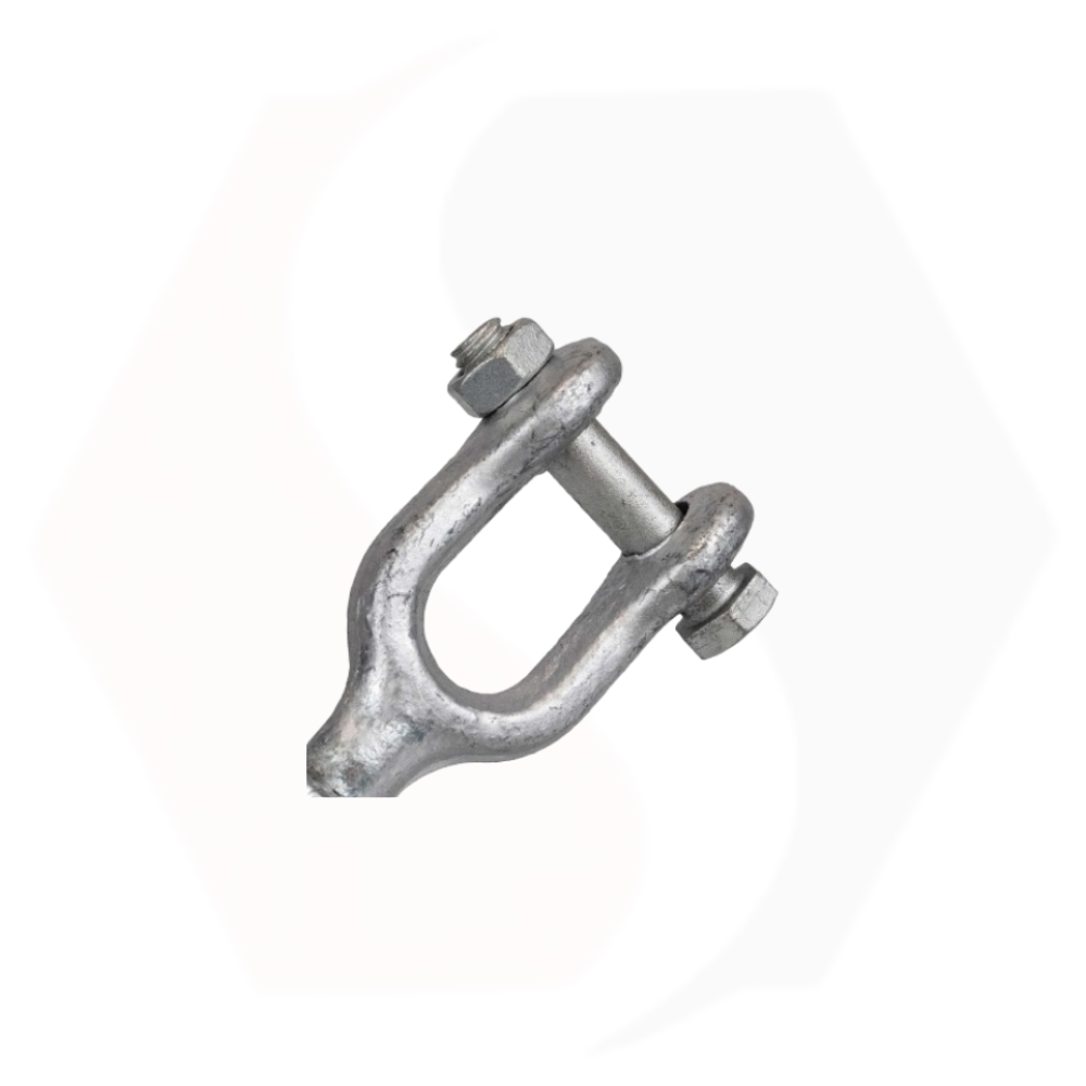 Forged Jaw End Fitting , - Color: Black