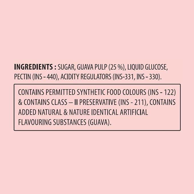 Guava Fruit Katli - Additional Ingredient: Pectin