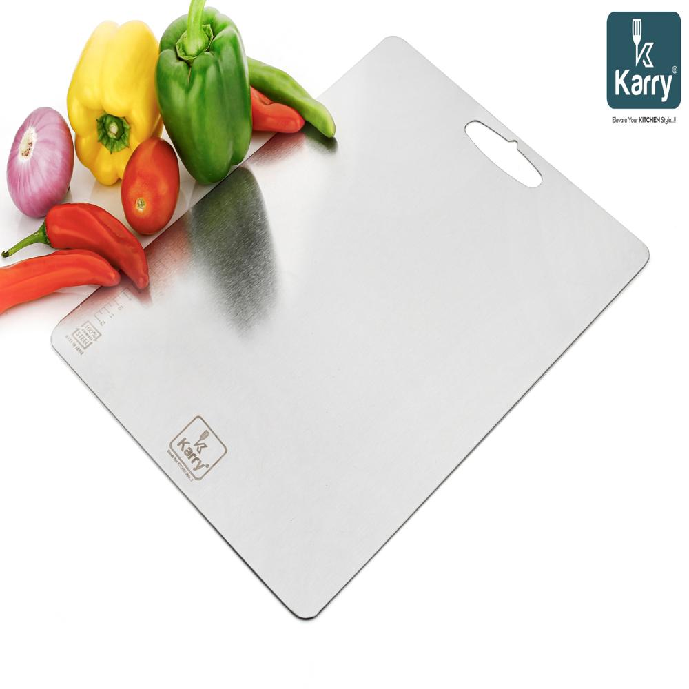Stainless Steel (S.S.) Chopping Cutting Board Steeluxe Small(35/25 CM)