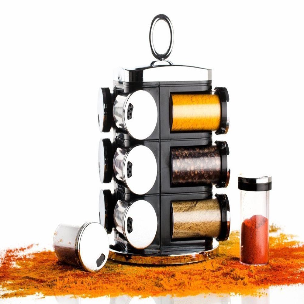 Spice Rack Wooden 12 In 1