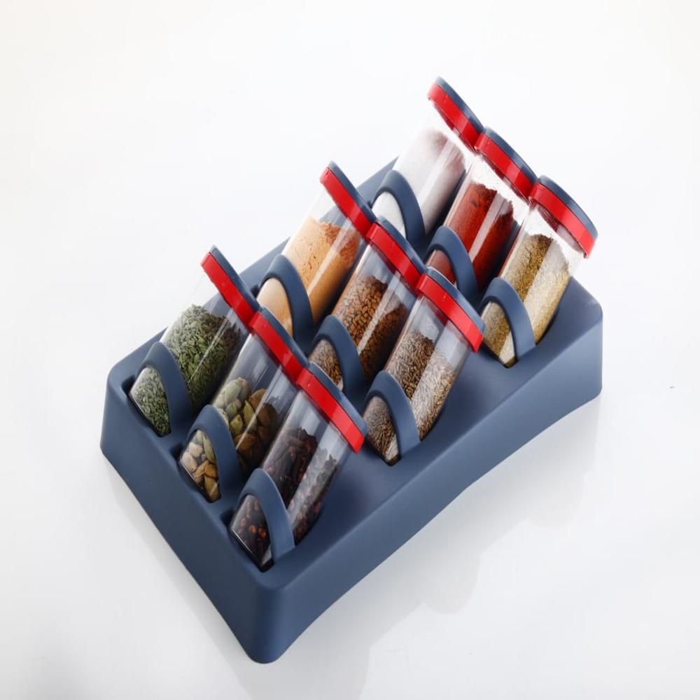 Spice Rack Wall Mounted 9 in 1