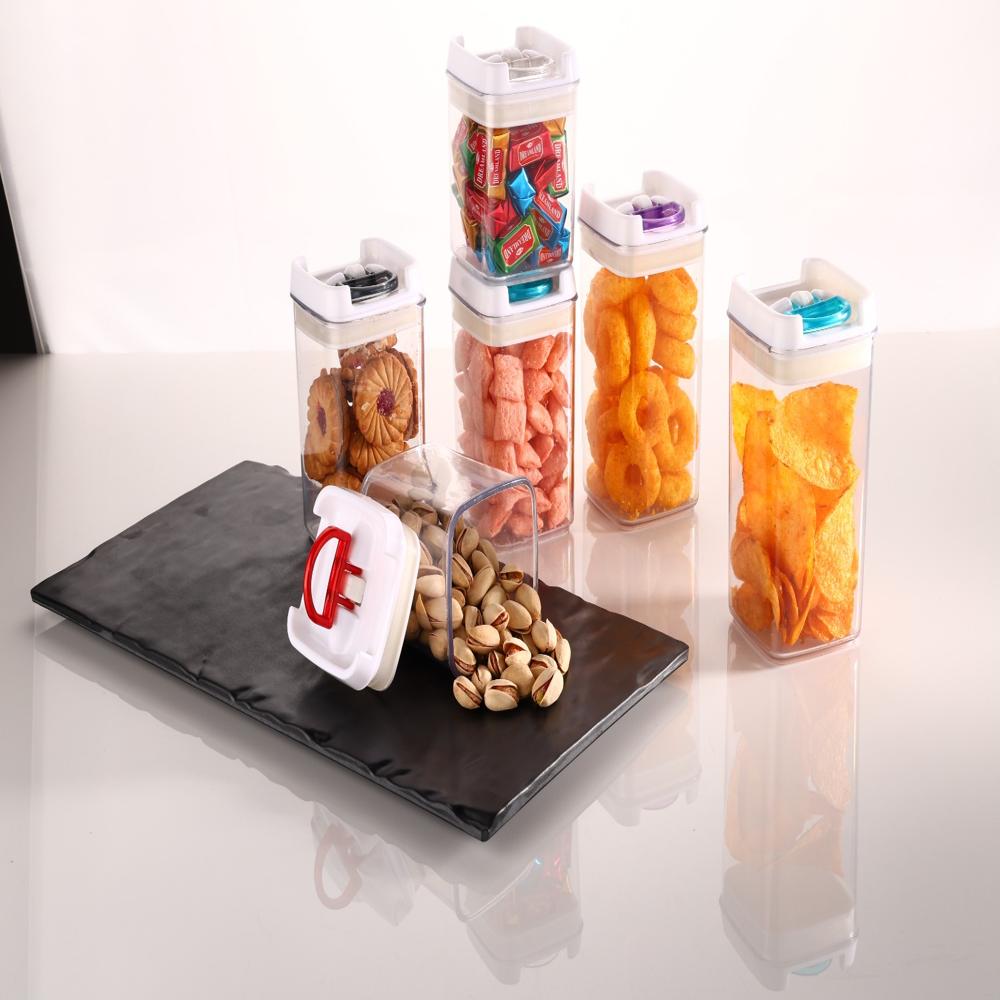 Klip Lock Airtight Storage Container 6 Pcs Set 250-400-500 ML