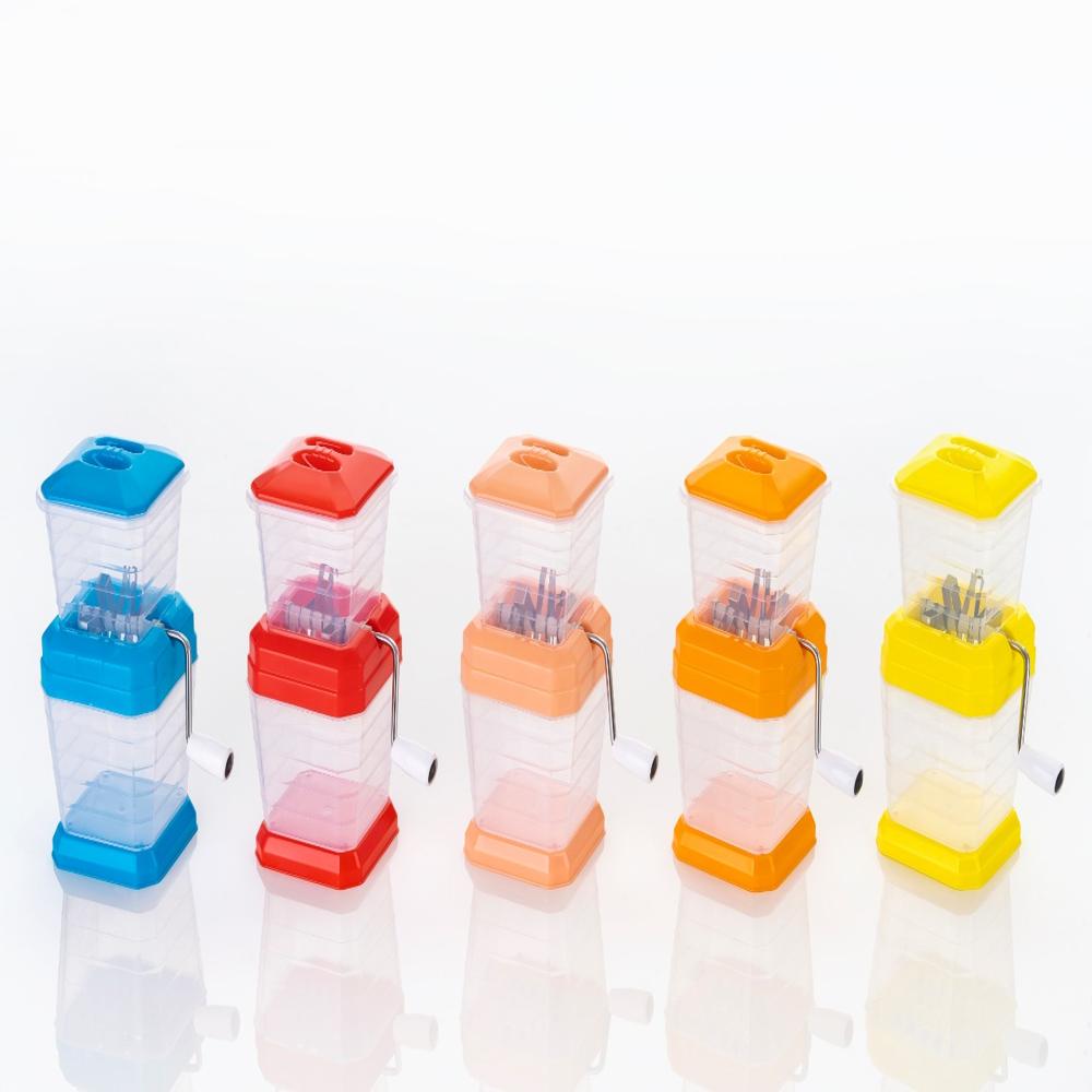 Onion Chopper Regular - Stainless Steel Blade, Square Shape, Multicolor | Plastic Handle For Easy Handling, Non-electric Design