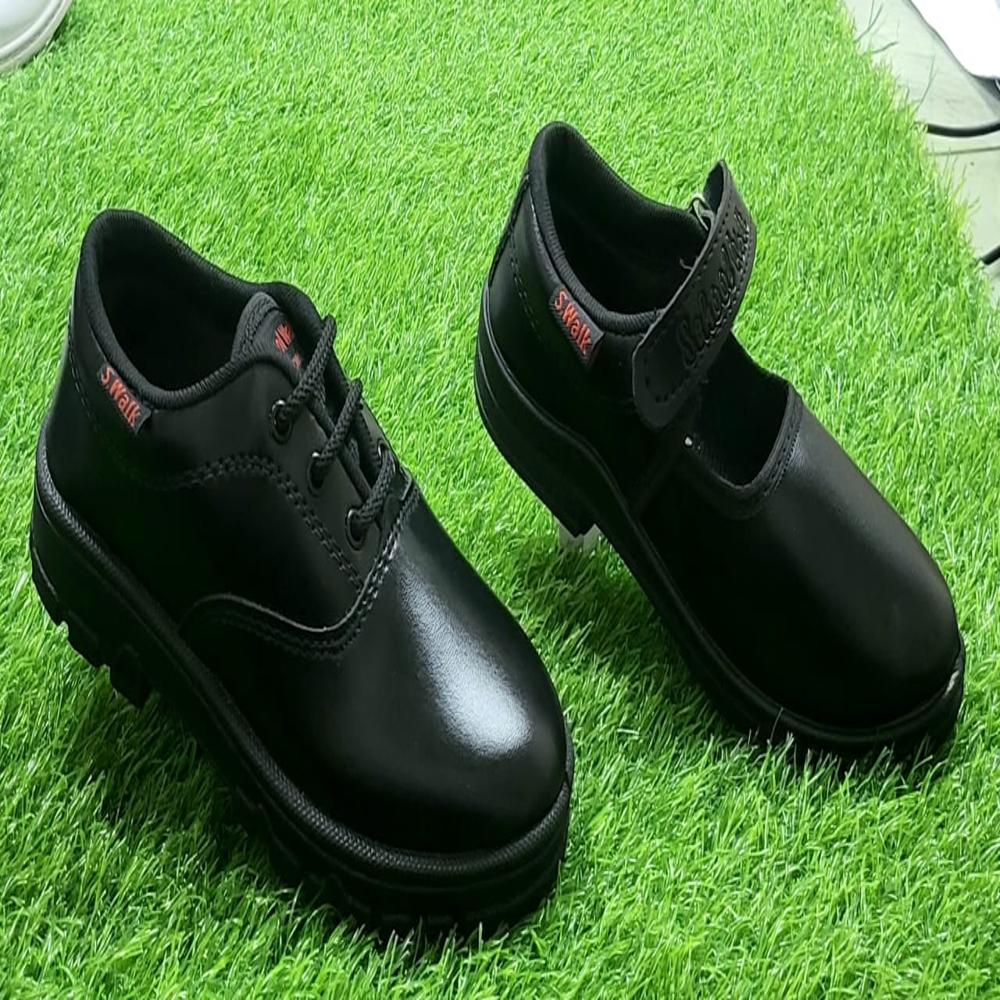School Shoes Black - Outsole Material: Pvc