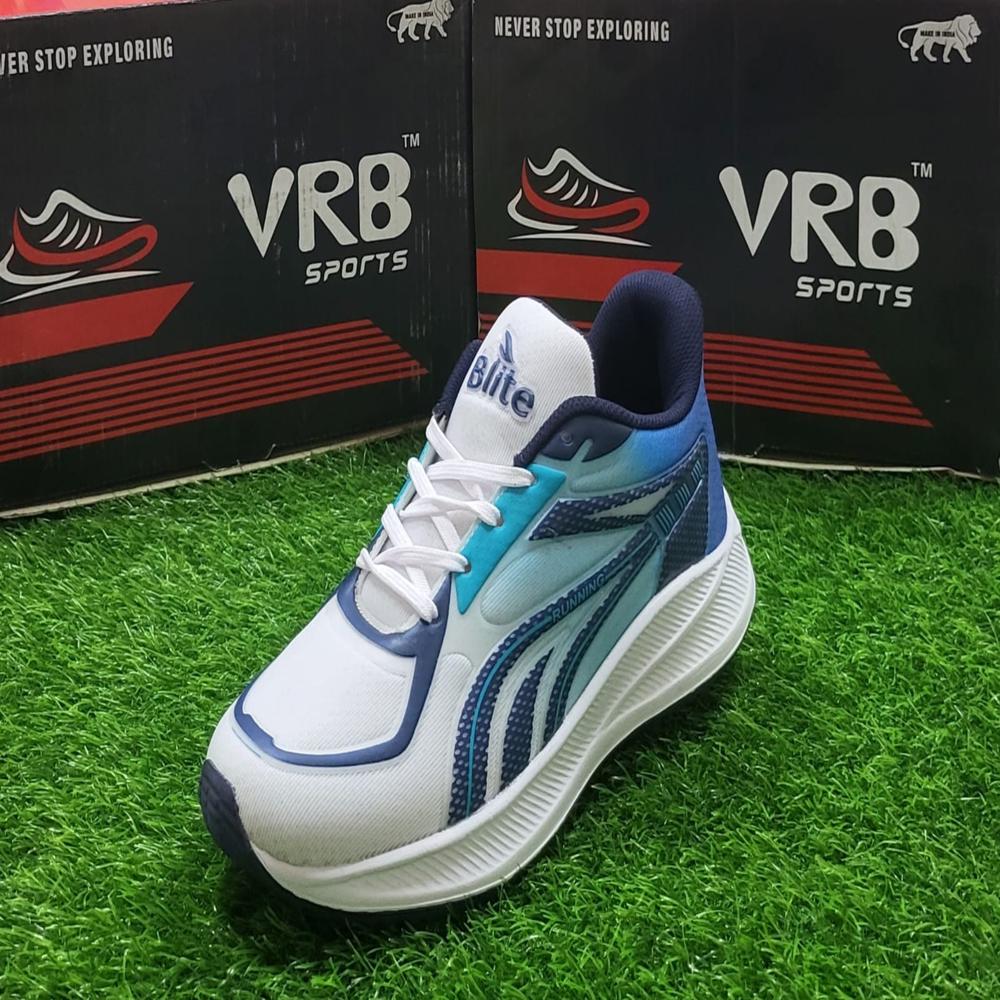 Gents Ocean Shoes - Color: White Blue