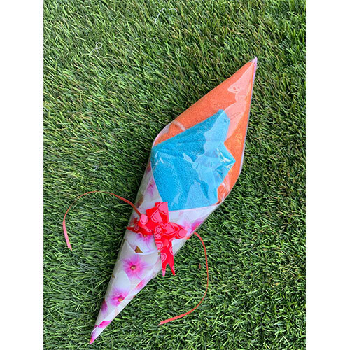 Printed Napkin Bouquet - Color: Multicolor