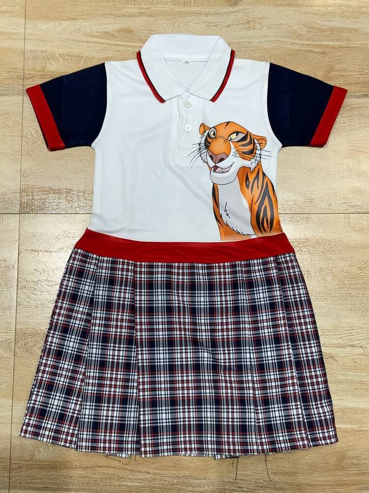 Pre School Uniform For Girls - Color: Multicolor