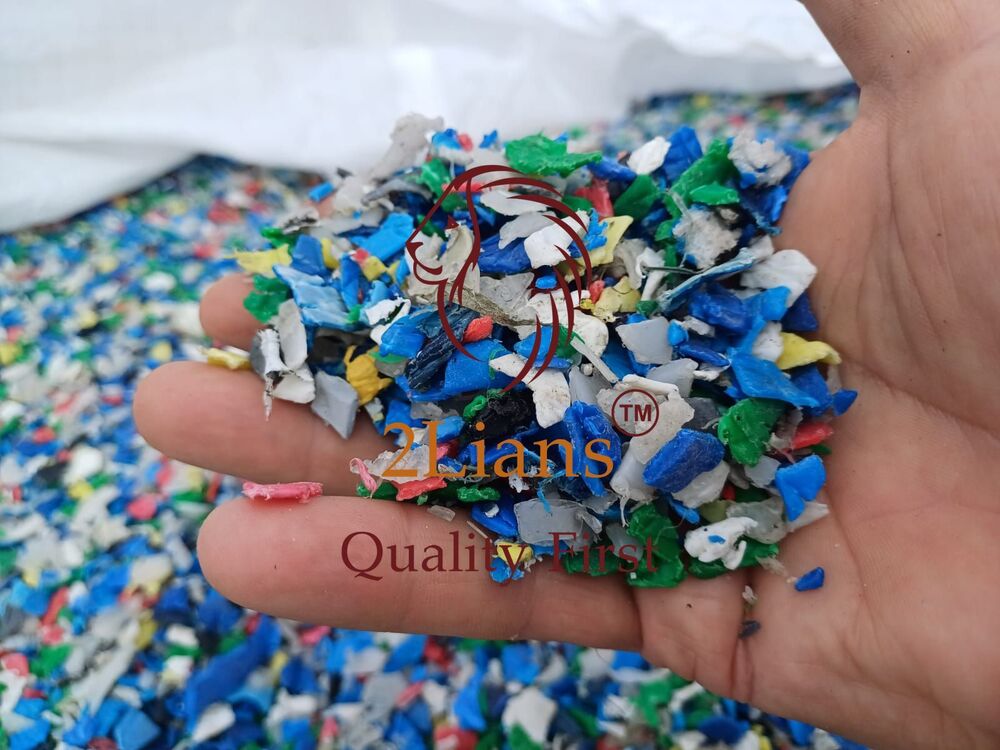 HDPE  Jerrycans Regrind Mixed color
