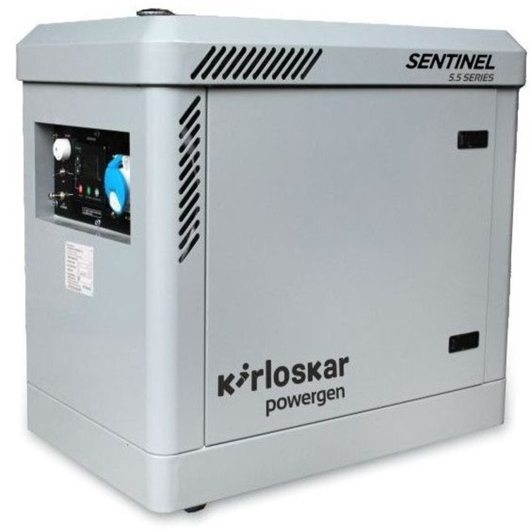 3.5 Kva Kirloskar Portable Diesel Generator - Color: White