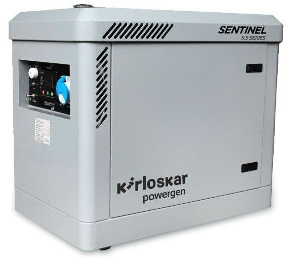 5.5 Kva Kirloskar Portable Diesel Generator - Color: White