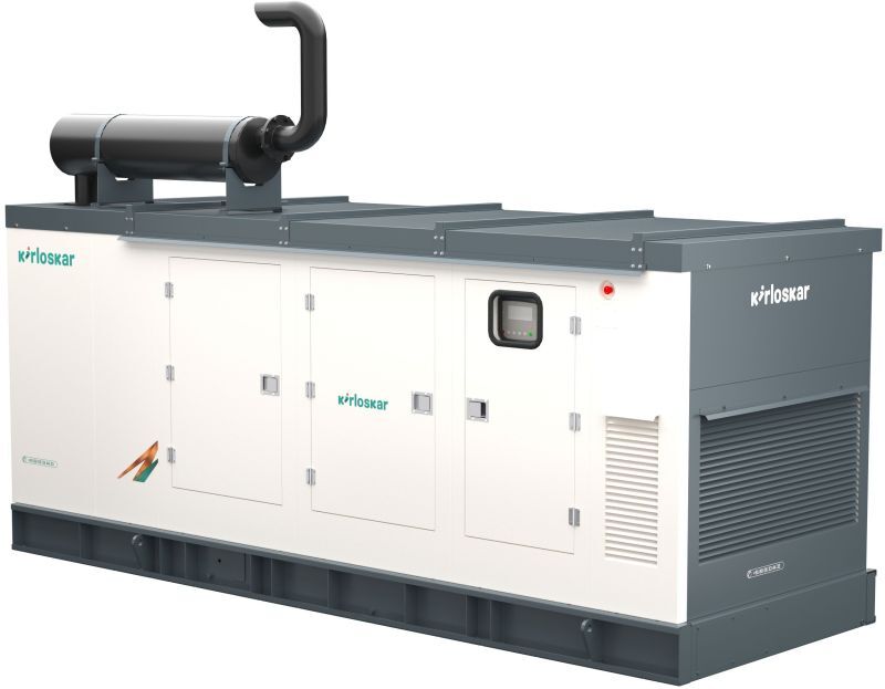 Cpcb Iv+ 200Kva To 250Kva Kirloskar Diesel Generator - Color: White