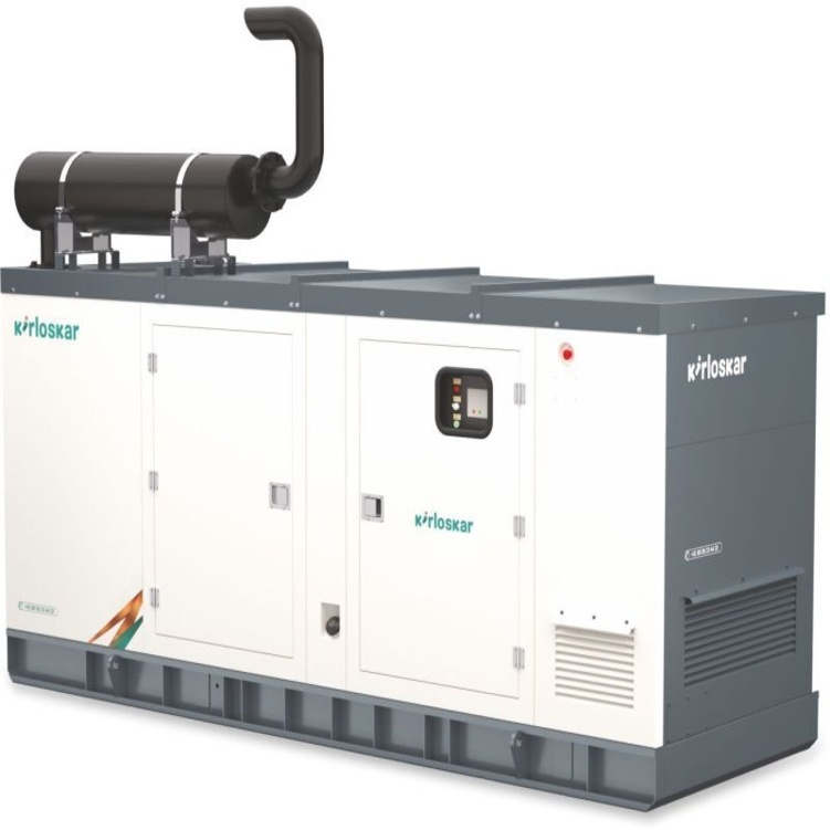 Cpcb Iv+ 200Kva To 250Kva Kirloskar Diesel Generator - Color: White