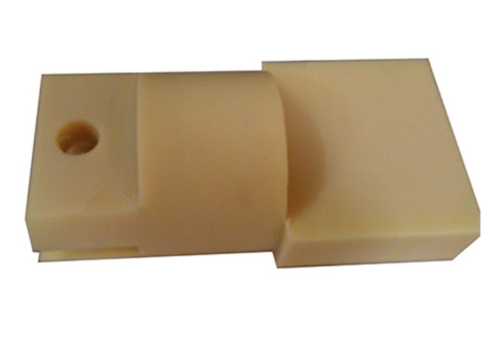 Cast Nylon Locating Block - Color: White