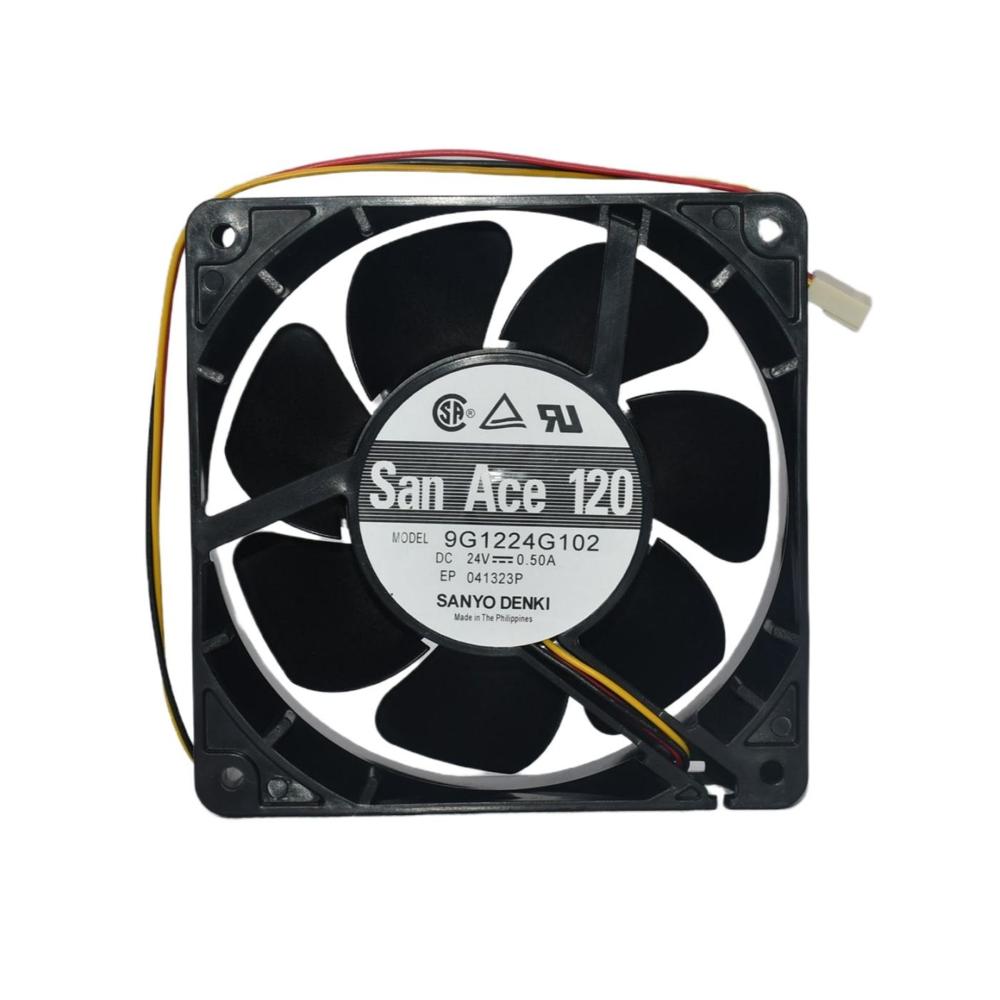 SANACE 9G1224G102 24V 0.50A 12038mm Electric Power Source Plastic Blades 3000rpm Industrial Inverter Fan 