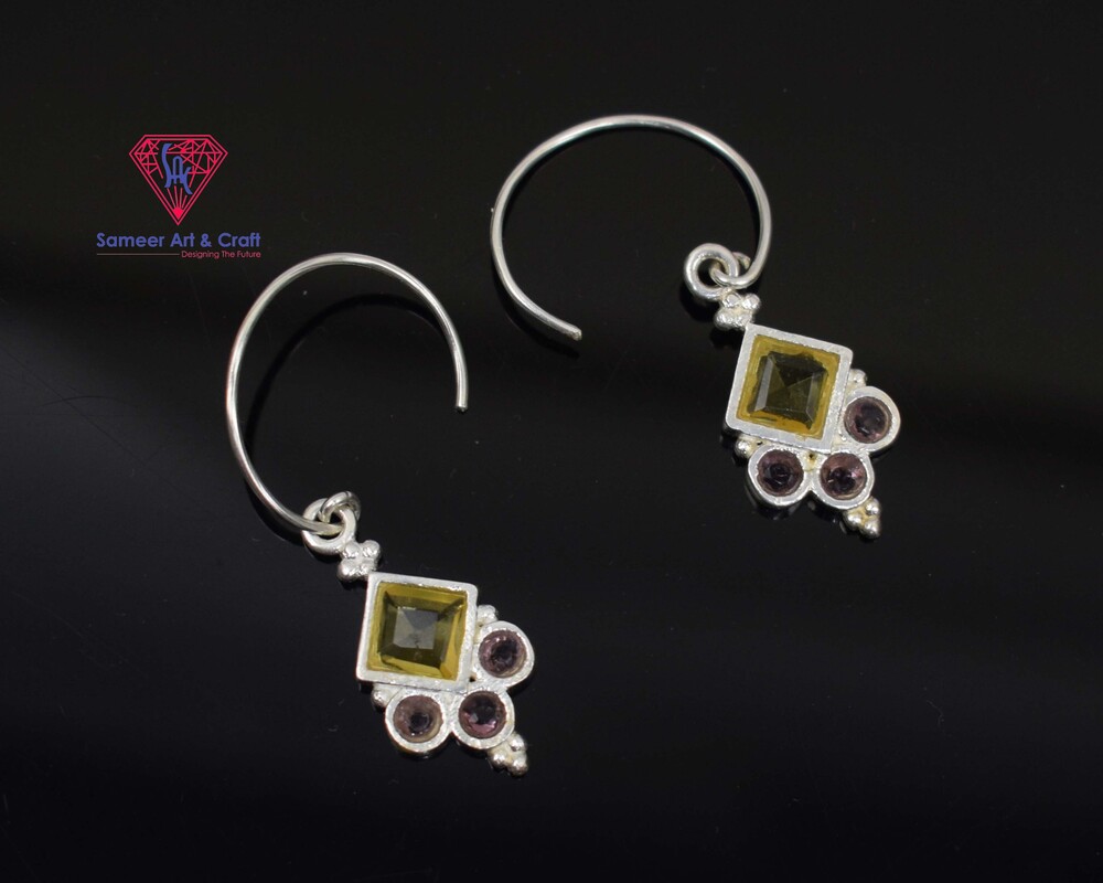 Swarovski Fashion Earring 925 Sterling Silver Square Shape