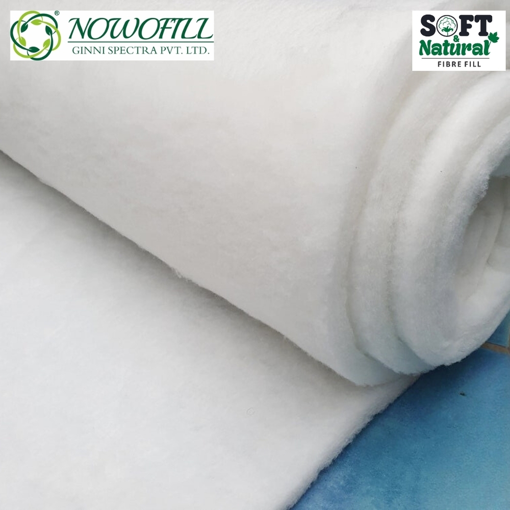 White Polyester Fibre Cushions.