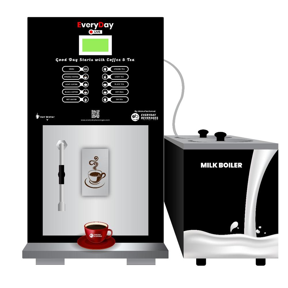 Everyday Live Tea Coffee Vending Machine for Rental