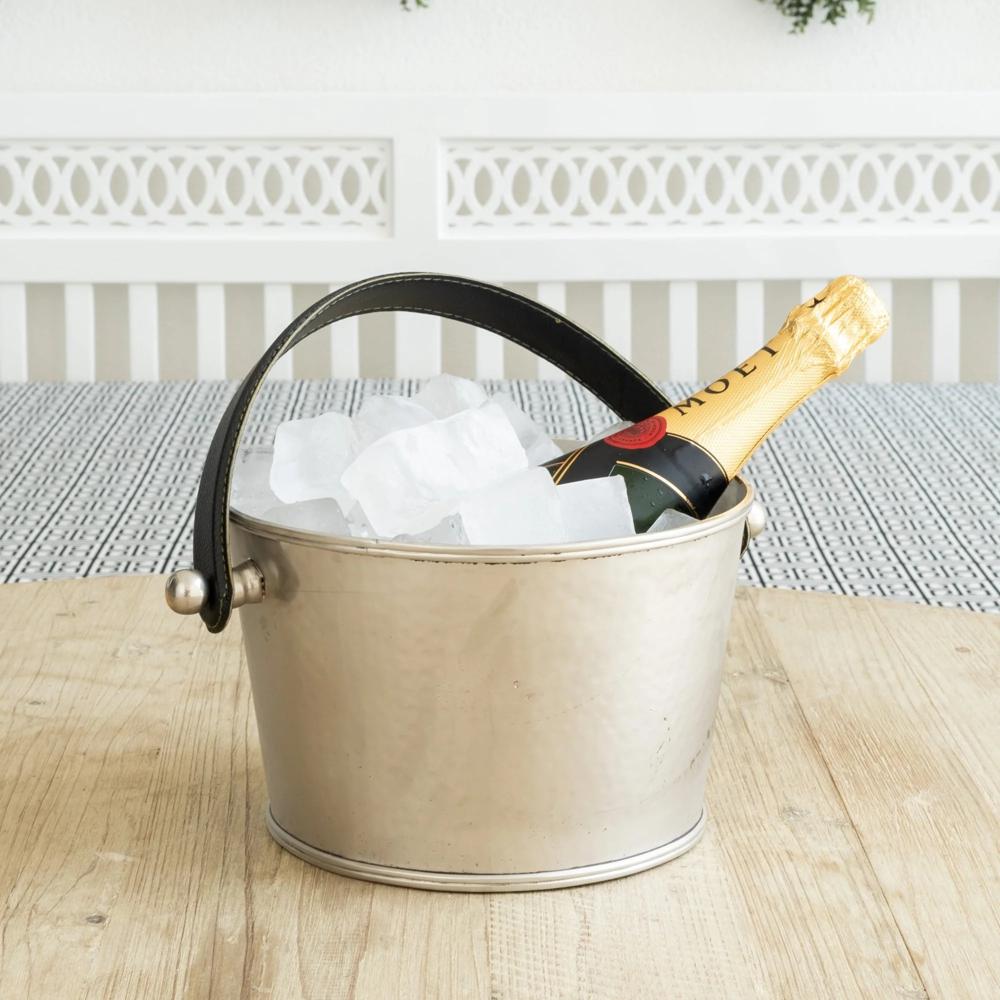 Metal Ice Tubs For Wine Beer Storage Decor
